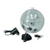 Зеркальный шар Eurolite Mirrorball set 30cm with LED spot