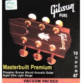 Струны для акустической гитары Gibson SAG-MB10 Masterbuilt Premium