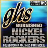 Струны для электрогитары GHS Strings Burnished Nickel Rockers